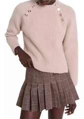 Maje Ribbed Wool Jumper