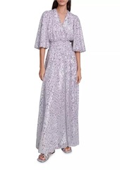 Maje Sequin Maxi Dress