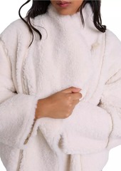 Maje Short Faux Fur Coat