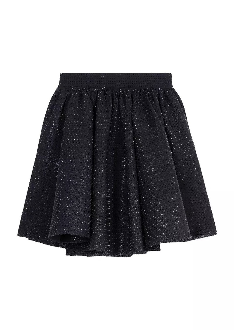 Maje Short Full Rhinestone Skirt