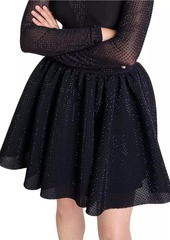 Maje Short Full Rhinestone Skirt