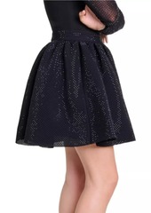 Maje Short Full Rhinestone Skirt