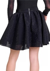 Maje Short Full Rhinestone Skirt