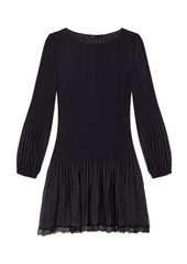 Maje Short Pleated Dress