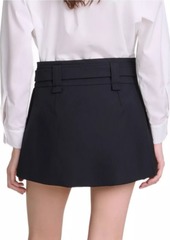 Maje Short Pleated Skirt