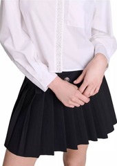 Maje Short Pleated Skirt