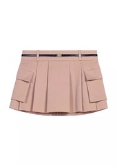 Maje Short Pleated Skirt