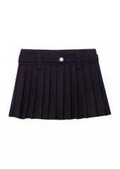 Maje Short Pleated Skirt