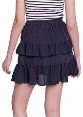 Maje Short Ruffled Skirt