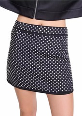 Maje Short Skirt with Rhinestones