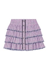 Maje Short Tweed Skirt