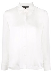 Maje silk button-up shirt