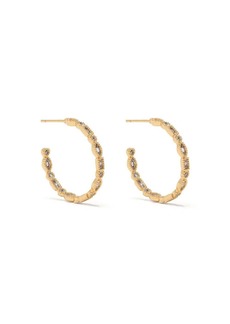 Maje Diamanté-embellished hoop earrings