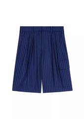 Maje Striped Bermuda Shorts