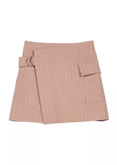 Maje Striped Layered Effect Shorts