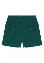 Maje Structured Shorts With Pockets
