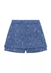 Maje Tweed Illusion Skort