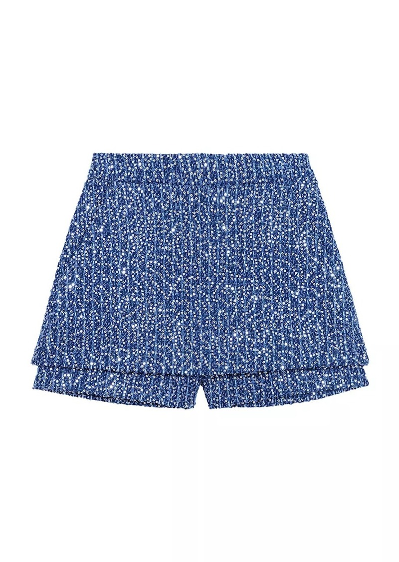 Maje Tweed Illusion Skort