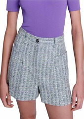 Maje Tweed Shorts