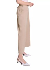 Maje Wide-Leg Cotton Trousers