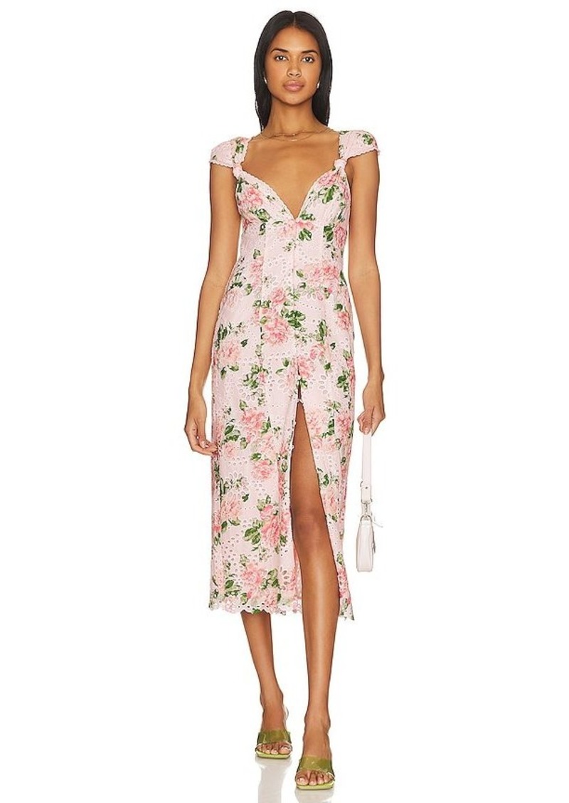 MAJORELLE Chrishelle Midi Dress