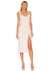 MAJORELLE Lauralie Midi Dress