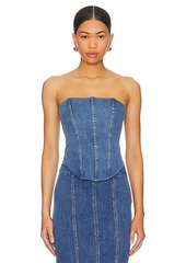 MAJORELLE Luda Bustier Top