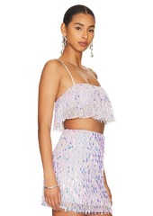 MAJORELLE Mallory Embellished Crop Top