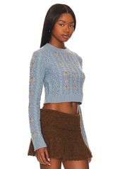 MAJORELLE Mansi Cropped Sweater