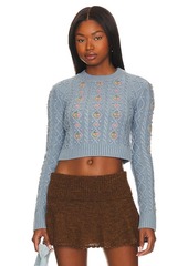 MAJORELLE Mansi Cropped Sweater