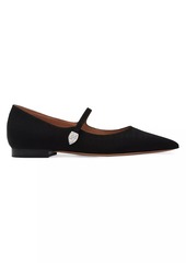 Malone Souliers x Tabitha Simmons Kate Grosgrain Mary Jane Flats