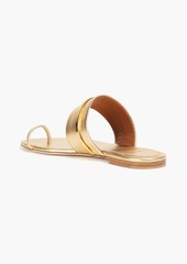 Malone Souliers - Bay 10 metallic leather slides - Metallic - EU 36