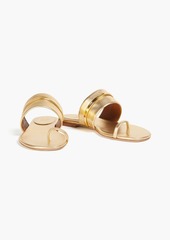 Malone Souliers - Bay 10 metallic leather slides - Metallic - EU 36