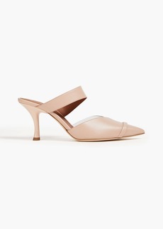 Malone Souliers - Halina 70 leather and PVC mules - Neutral - EU 35