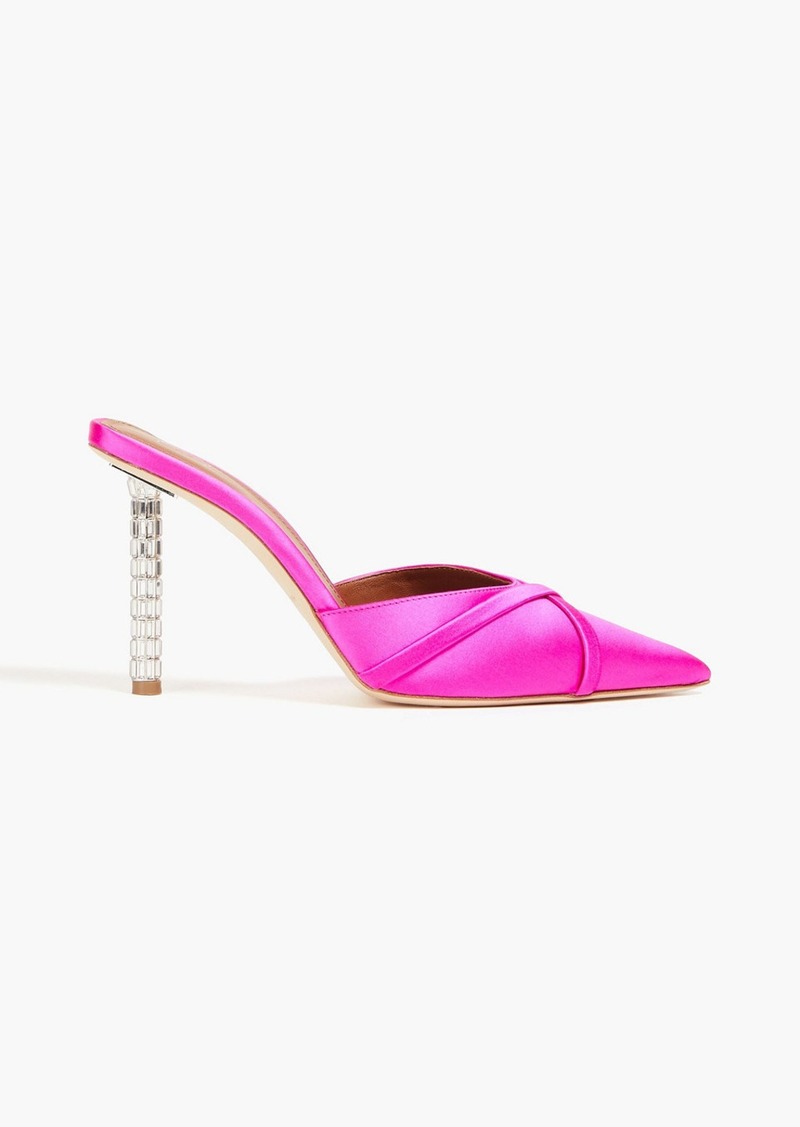 Malone Souliers - Josephine 90 satin mules - Pink - EU 36