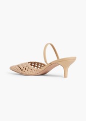 Malone Souliers - Marla 45 woven leather mules - Neutral - EU 36