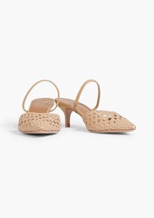 Malone Souliers - Marla 45 woven leather mules - Neutral - EU 36