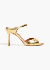 Malone Souliers - Una 90 metallic leather sandals - Metallic - EU 36