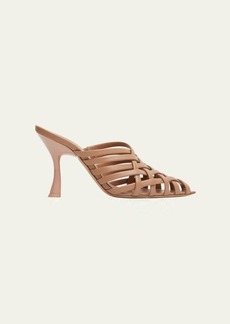 Malone Souliers Whitney Woven Leather Mule Pumps