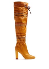 Malone Souliers X Roksanda Kendas striped leather boots