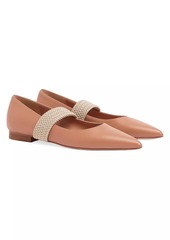 Malone Souliers Melanie Leather Flat Pumps