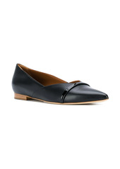 Malone Souliers pointed-toe leather pumps