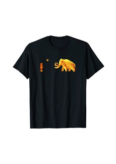 Funny mammut prehistoric gift design T-Shirt