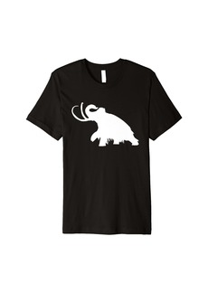 Funny Mammut Stone Age Ice Age Design Prehistoric Premium T-Shirt