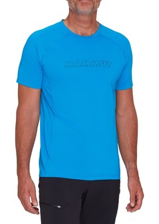 Mammut Men's Selun FL Logo T-Shirt, Medium, Blue | Father's Day Gift Idea