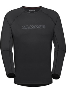 Mammut Men's Selun FL LS Logo T-Shirt, Medium, Black | Father's Day Gift Idea