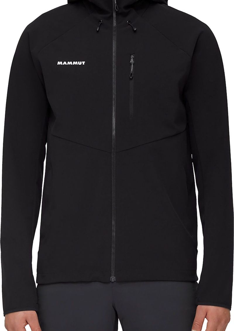 Mammut Men's Ultimate Comfort SO Hooded Jacket, Medium, Black | Father's Day Gift Idea