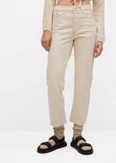 Mango Ankle-Length Straight-Fit Jeans