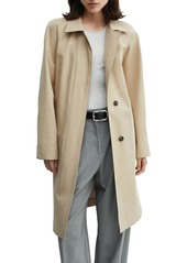 MANGO Belted Cotton Trench Coat