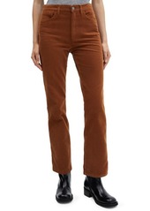 MANGO Corduroy Straight Leg Jeans